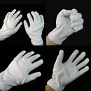 White Short Gloves Captain Clown Magician Santa Halloween Fancy Dress Costume TO