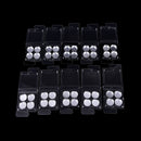 10Set Empty Eyeshadow Palette Grade Plastic Pans DIY With 15mm Aluminium CasesOZ
