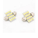 2 Pcs New  New 31mm 3528 16 LED SMD White Festoon Dome Car Bulbs otSFHWCPTFA3C