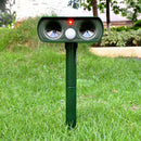 Solar Ultrasound Cat Dog Fox Repeller Animal Chaser Deterrent Repellent dsf DIR