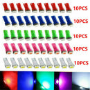 50 x T5 5050 1SMD LED Speedometer Instrument Gauge Cluster Dash Light Bulbs Set