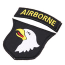4pcs/set Outdoor 101 AIRBORNE U.S. ARMY American Embroidered Morale Patch