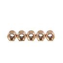 5 Pieces Brass Guitar Truss Rod Nut for Electric Guitar Bass Parts Stringed