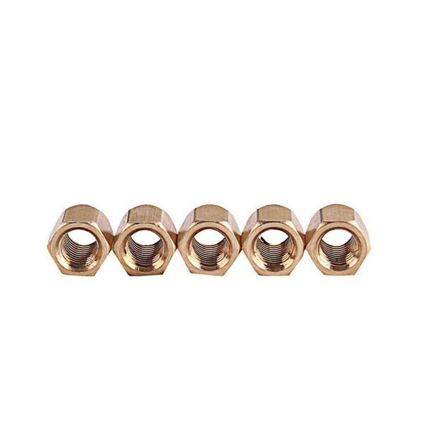 5 Pieces Brass Guitar Truss Rod Nut for Electric Guitar Bass Parts Stringed