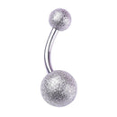 4x Stainless Steel Barbell Navel Belly Button Ring Bar Body jewelry Piercing A3C