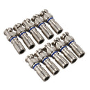 10PCS CCTV Male BNC Compression Connector RG59 Coax Cable Adapter for Secur M8I6