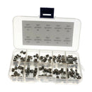 100PCS 1A 5V 10 Value Quick Blow Fusing Glass Fuse Tube 5X20mm Assortment