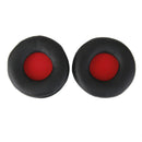 1Pair Headphone Replacement Earpad Cushion For SONY MDR-ZX600 Black With Red
