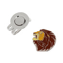 Durable Lion Head Golf Ball Marker with Magnetic Golf Hat Clip Golfer Gift