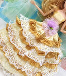 10 Pcs Princess Dress with Lace for  s Classic Play House Accessories JR