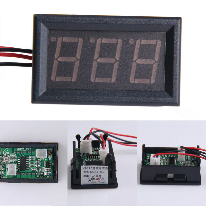 DC 20A 4.5~30V LCD Digital Watt Current Power Voltage Meter Ammeter Voltmeter