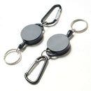 Telescopic Wire Rope Anti Lost Key Ring Keychain Retractable Gear Finder Gadg BX