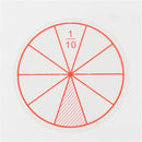 12pc Math Fraction Circles for Children Kids Student School EducationalToyGiftMO