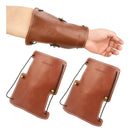 2pcs Cowhide Archery Armguard Forearm Protector Traditonal Bow Hunting