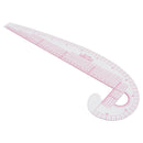 3In1 Plastic Ruler Styling Design French Multifunction Curve Hip Straight New