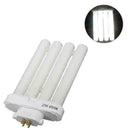 27W 6500K Quad Tube Energy Saving Compact Fluorescent Lamp Light Bulb X1J0 O3Z6