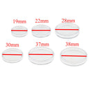 100pcs 28mm Plastic Clear Round Coin Capsules Containers Coin Protector Case