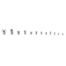 240Pcs M3/M4/M5/M6/M8 Stainless Steel Hex Socket Button Head Screws Bolt Kit