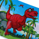 Dinosaur theme tablecloth disposable table cover for kids birthday party de OZ