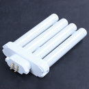 220V 27W 4 Pin Rows 6500K Double-H Quad Tube Compact Fluorescent Lamp Light Q3L5