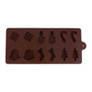 Christmas Silicone Cake Cookie Mold DIY Fondant Chocolate Baking Tool