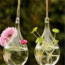 Glass Hanging Vase Flower Plant Container Pot Wedding Decor Tea Light Holder  Z