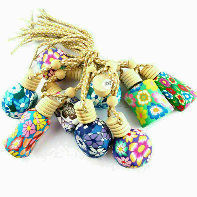 1Pc 12ml Empty Hanging Perfume Essential Oil Bottle Car On Roller-2017 N4A9 X8Z3