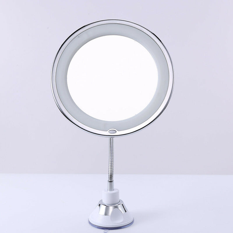 5X 10X Magnifying LED Fogless Suction Cup LED Makeup Mirror Cosmetic Tools