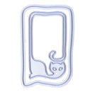 4pcs Cat Message Box Metal Cutting Die Scrapbooking Stencil DIY Album Decor