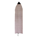 6ft Surfboard Shortboard Striped Terry Cloth Sock Surf Board Cover Red Gray