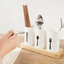 Cutlery Drainer Storage Racks Holders Organizer Kitchen Housekeeper Chopsti