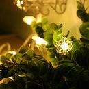 Battery Box LED String Light Waterproof Snowflake Fairy Decor Lamp (2m)