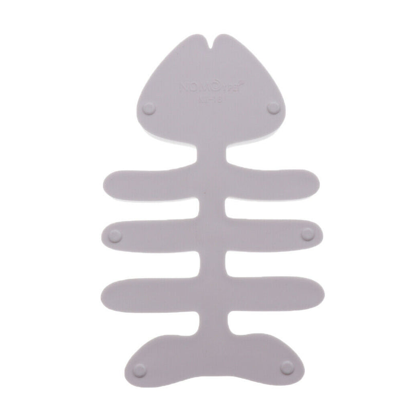 Plastic Reptile Gecko Vivarium Mealworm Feeding Food Dish Bowl Fishbone L