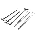 Aquatic Plant Aquarium Stainless Steel Tweezers Scissor Spatula Trimming Kit