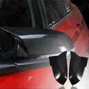 1 Pair Carbon Fiber Car Rear View Mirror Cover Cap For Bmw F20 F22 F30 F31