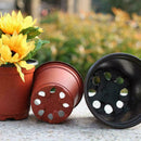 10 Pcs Flower Pots Flowerpot Garden Unbreakable Plastic Nursery Pots Decors O7G9