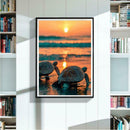 5D DIY Full Drill Diamond Painting Cross Stitch Kit (Sandy Beach-k528)