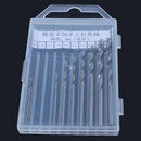 1pcs Hand Drill and 10pcs Drill Bits Jewelers Sliding Drilling Metal Spiral A2E1
