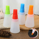 Silicone Oil Bottle with Brush Grill Liquid Oil Pastry Kitchen Baking BBQ Tool