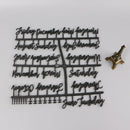 4Pcs/Set Characters For Felt Letter Board Numbers For Letter Board Changeable