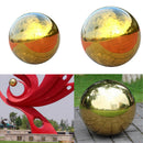 Set of 2 Stainless Steel Hollow Gazing Ball, 120mm & 138mm