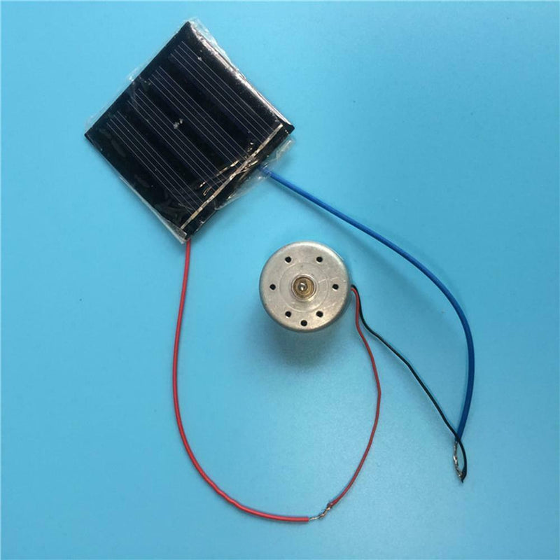 DIY Wood Rotating Solar Fan Experiments Assembling Educational Toys Gifts