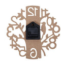 Create Design 30Cm Tree Shape Mute Wall Clocks Home Decor Modern Novelty Wo