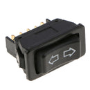 2pcs Universal 5 Pin Dual Rows Electric Power Window Master Switch for Car Green