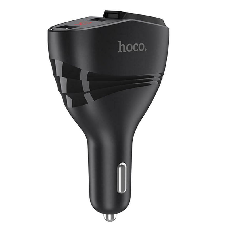 Z34 3.1A Dual USB Car Charger W/LED Display Universal Phone Car-Charger Black
