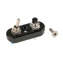 Black Motorcycle Handlebar Horn Turn Signal Light Control Switch Assembly