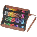 72 Pcs Individual Colors Premium Colored Pencils Set with Roll Up Pouch Can