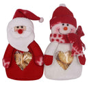 Santa Claus Snowman PVC Home Christmas Gifts Candy Bag (Sell in A Pair)