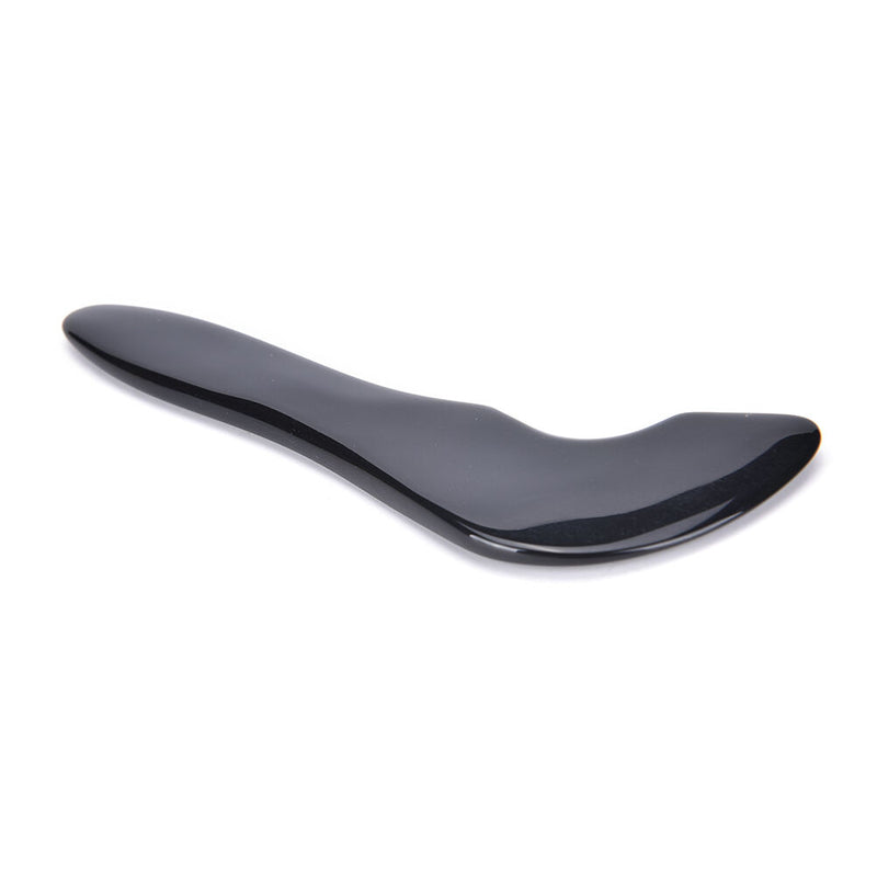 Natural Black Obsidian Stone Skin Care Facial Full Body Massager Beauty Tools BX