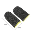 2x Breathable Game Controller Finger Cover Sweat Proof Thumb Sleeve (D) A